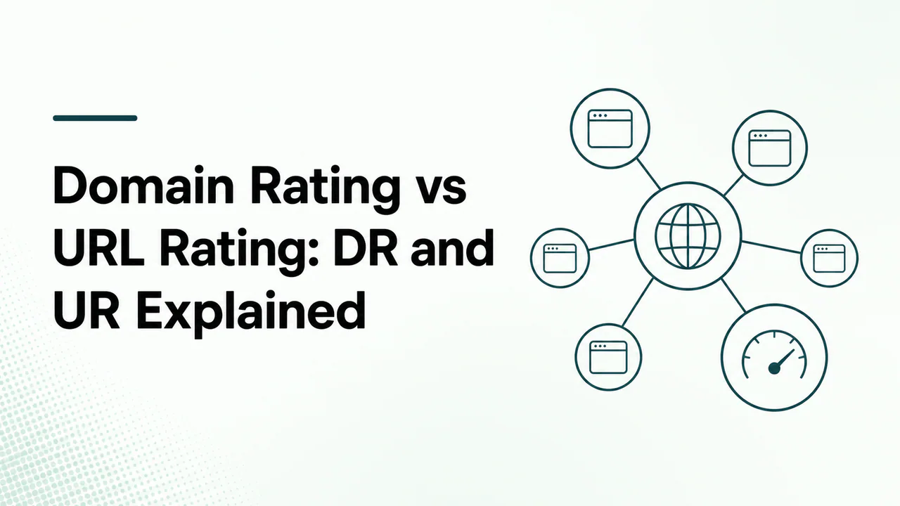 Domain Rating vs URL Rating DR and UR article cover