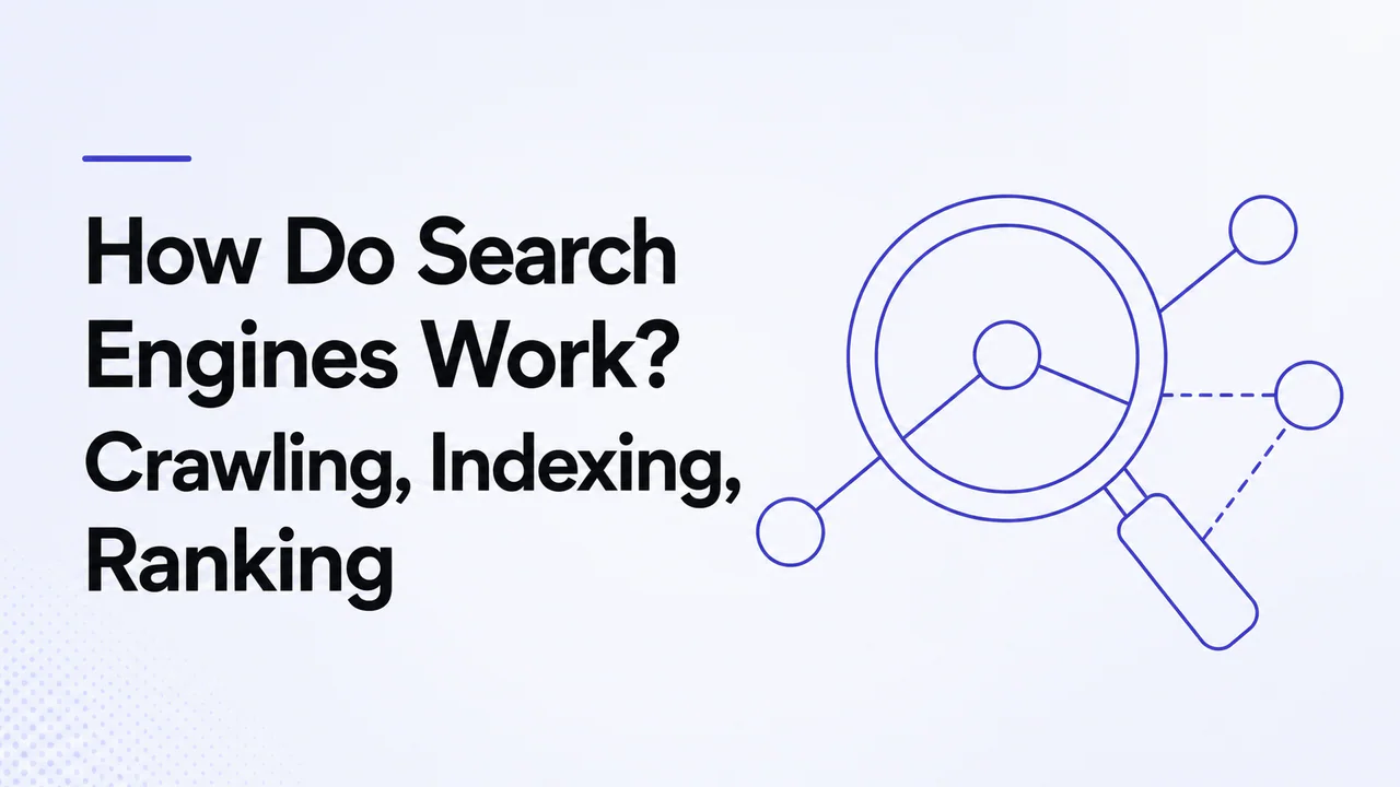How Do Search Engines Work Crawling Indexing Ranking article cover