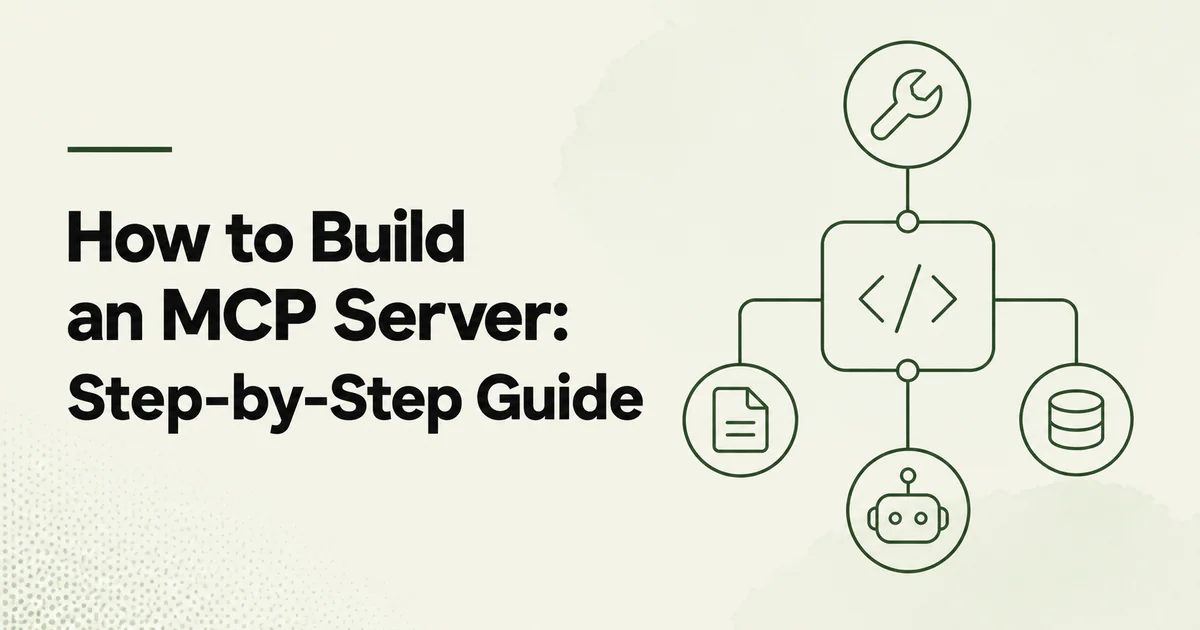 How to Build an MCP Server Step by