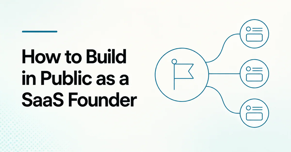 How to Build in Public as a SaaS Founder article cover