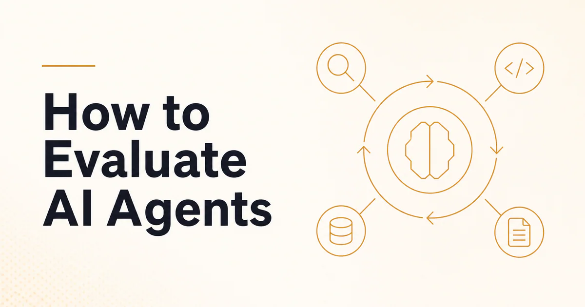 How to Evaluate AI Agents article cover image