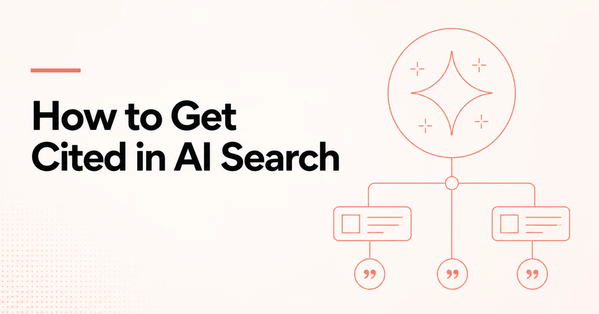 How to Get Cited in AI Search article cover