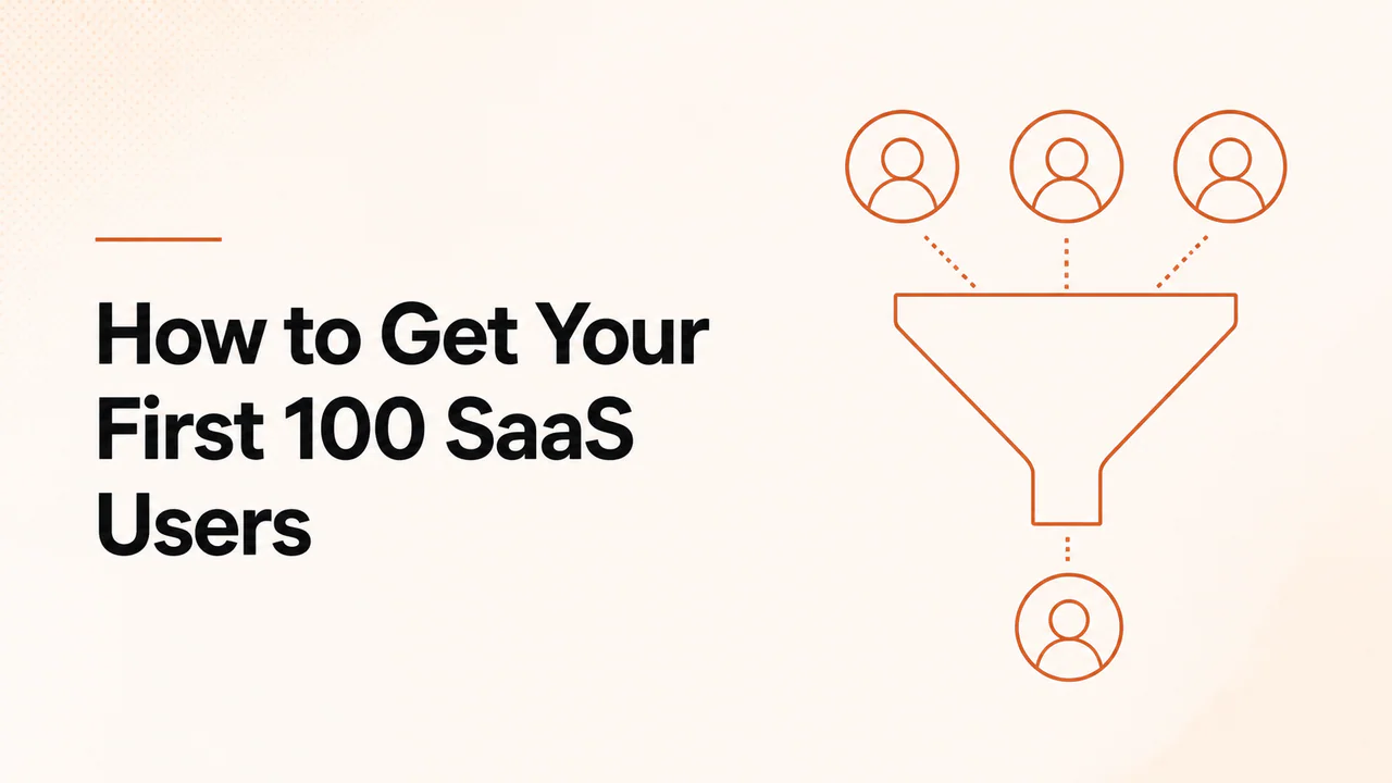 How to Get Your First 100 SaaS Users article cover