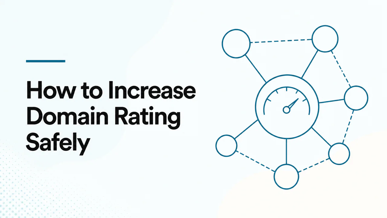 How to Increase Domain Rating Safely article cover