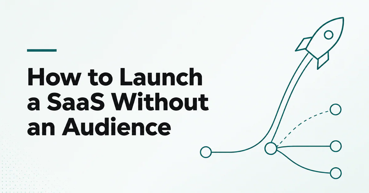 How to Launch a SaaS Without an Audience