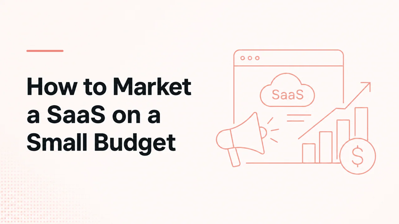 How to Market a SaaS on a Small Budget article cover