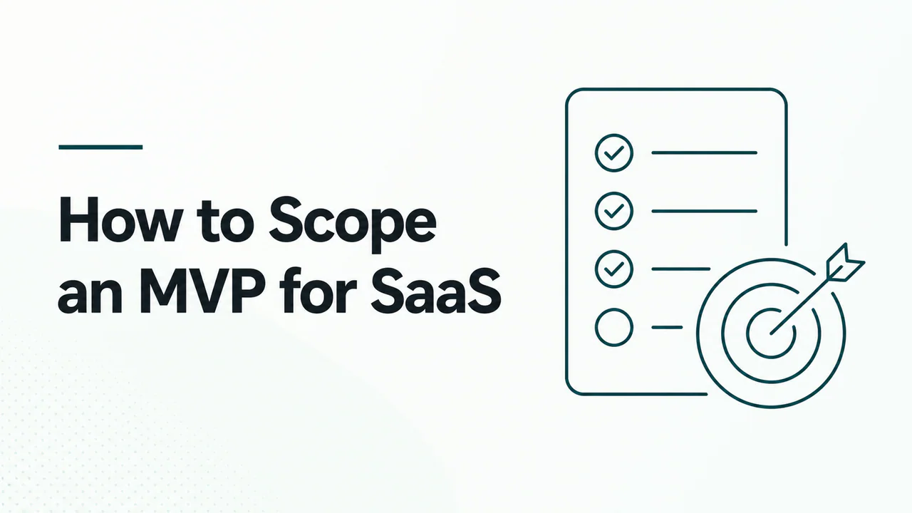 How to Scope an MVP for SaaS article cover
