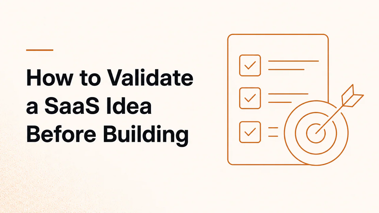 How to Validate a SaaS Idea Before Building