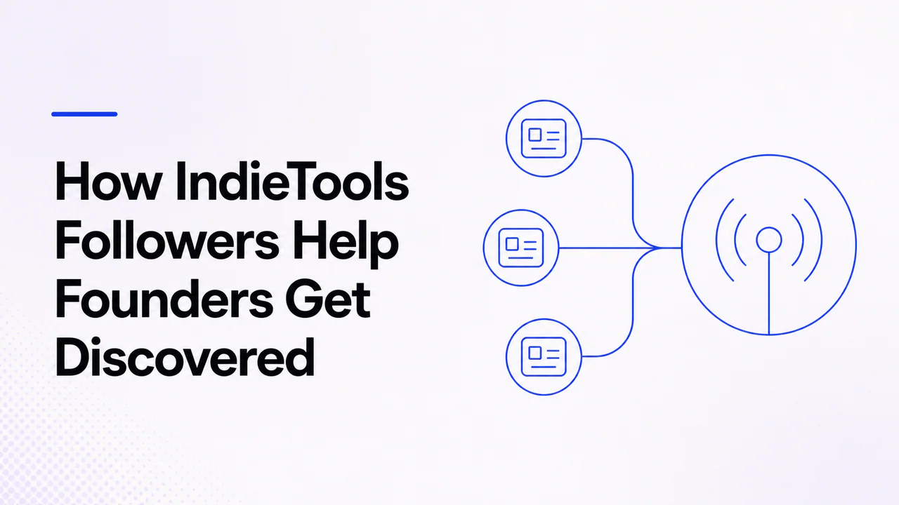 How IndieTools Followers Help Founders Get Discovered
