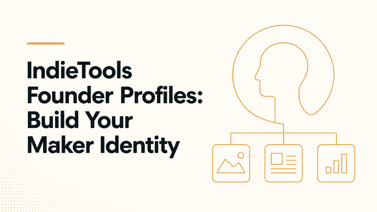 IndieTools Founder Profiles Build Your Maker Identity