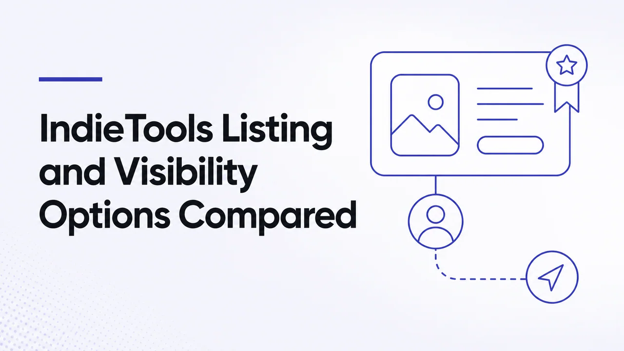 IndieTools Listing and Visibility Options Compared article cover