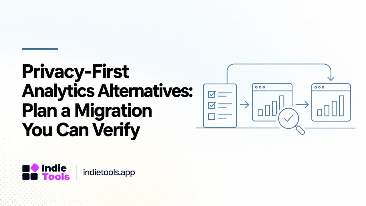 Privacy-First Analytics Alternatives: Plan a Migration You Can Verify — IndieTools guide