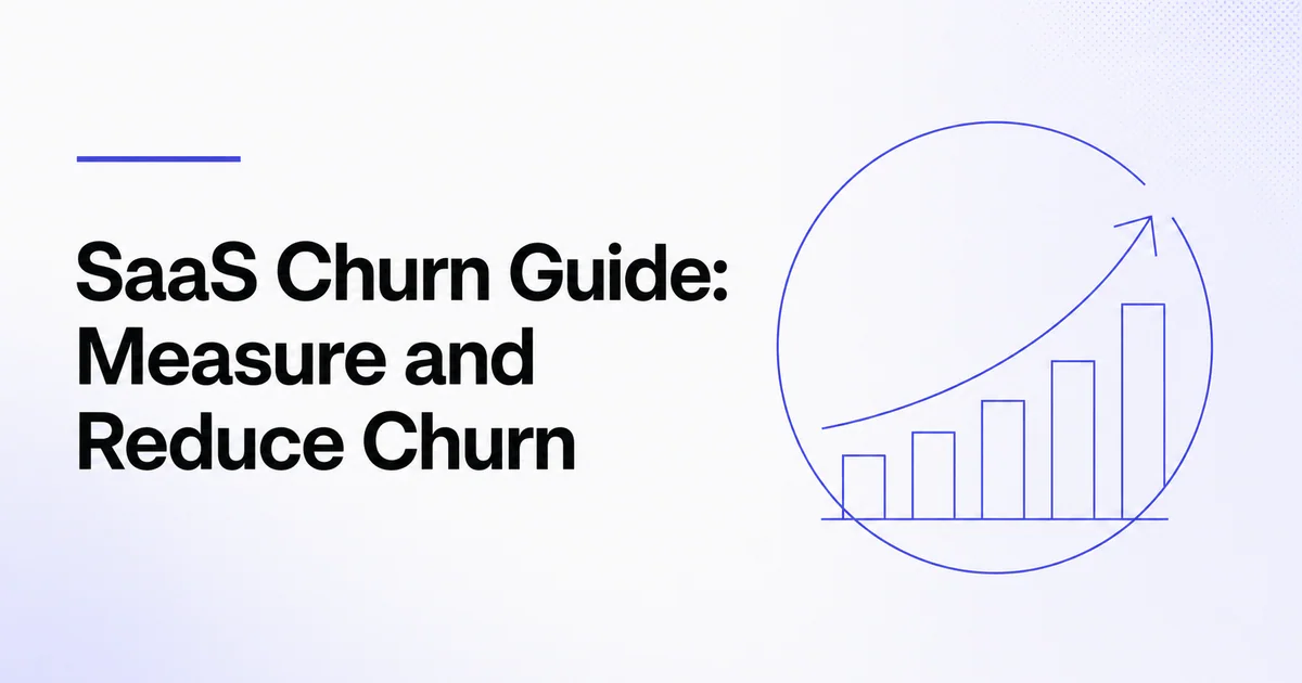 SaaS Churn Guide Measure and Reduce Churn