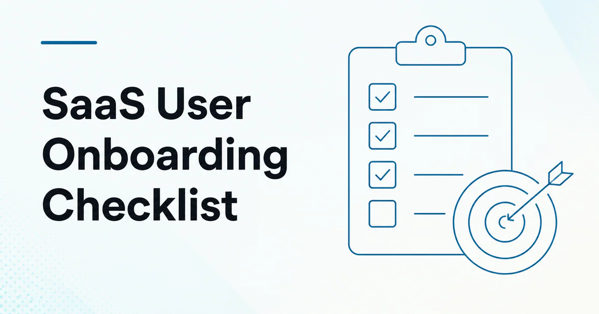 SaaS User Onboarding Checklist article cover