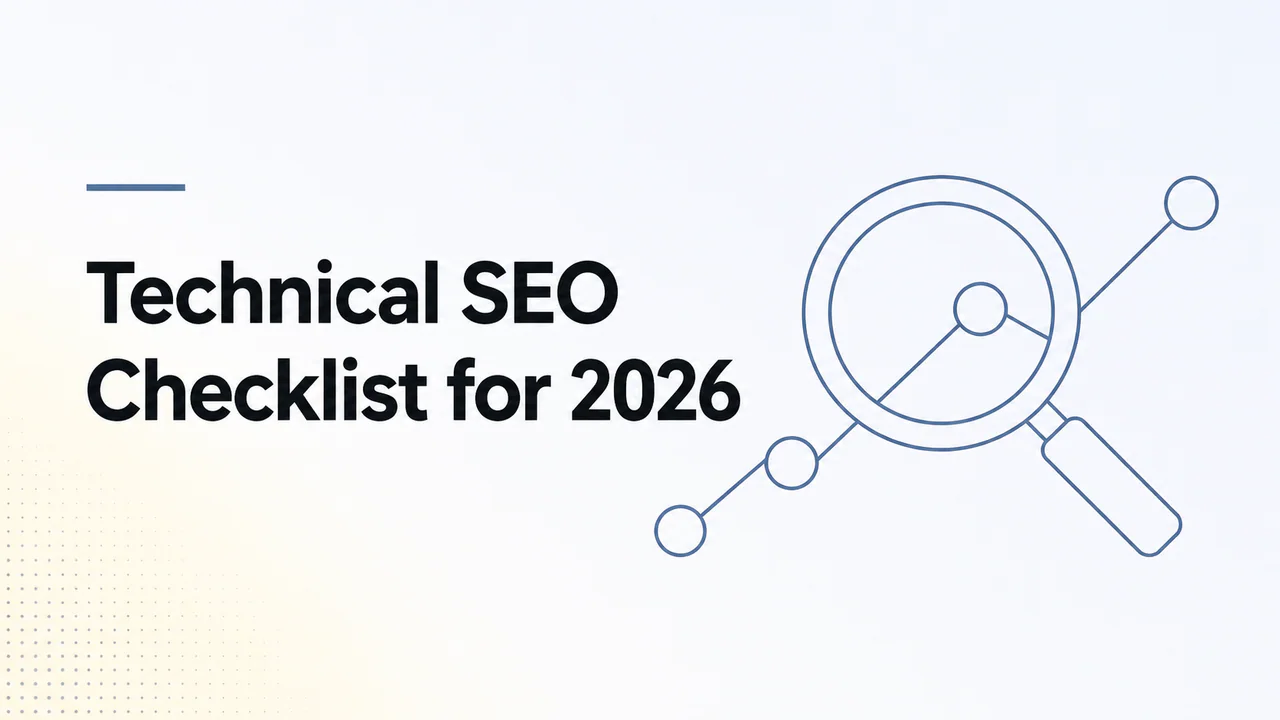 Technical SEO Checklist for 2026