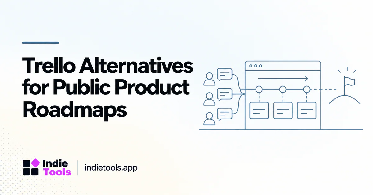 Trello Alternatives for Public Product Roadmaps — IndieTools guide