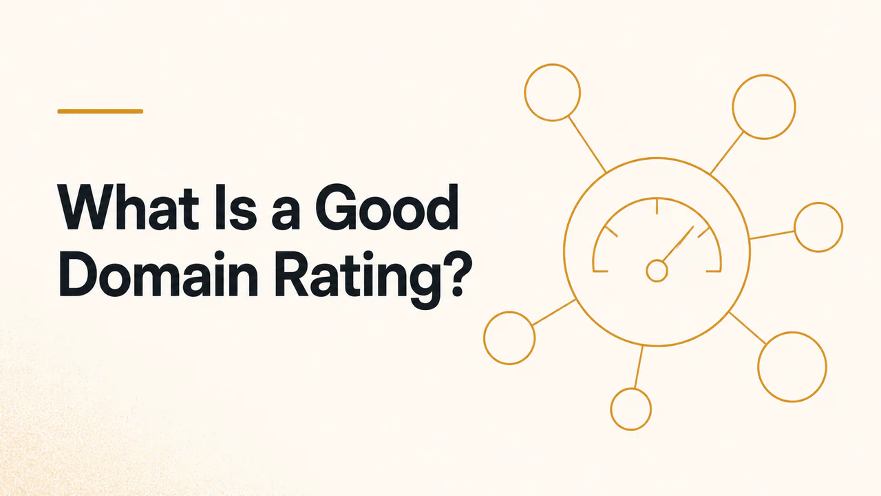 What Is a Good Domain Rating article cover