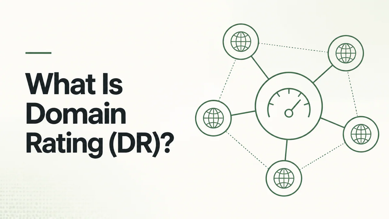 What Is Domain Rating DR article cover