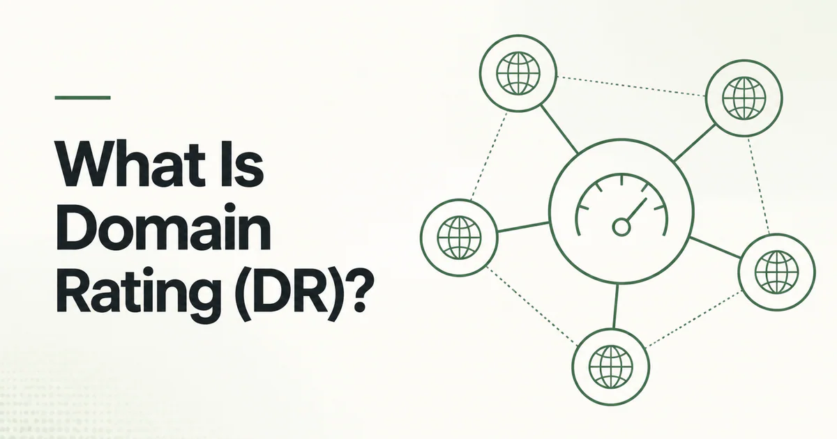 What Is Domain Rating DR article cover