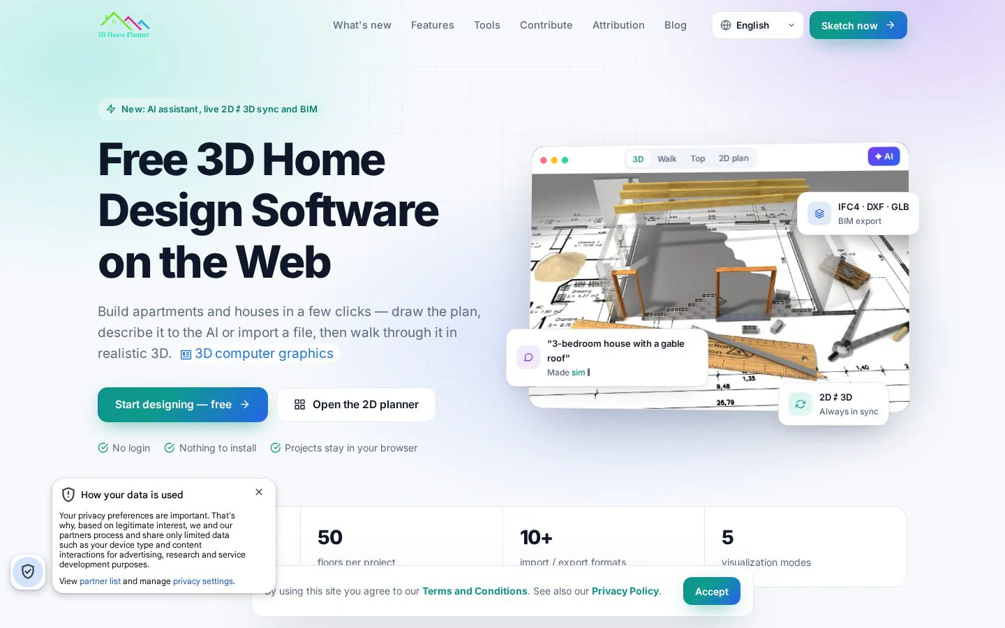 3D House Planner product screenshot