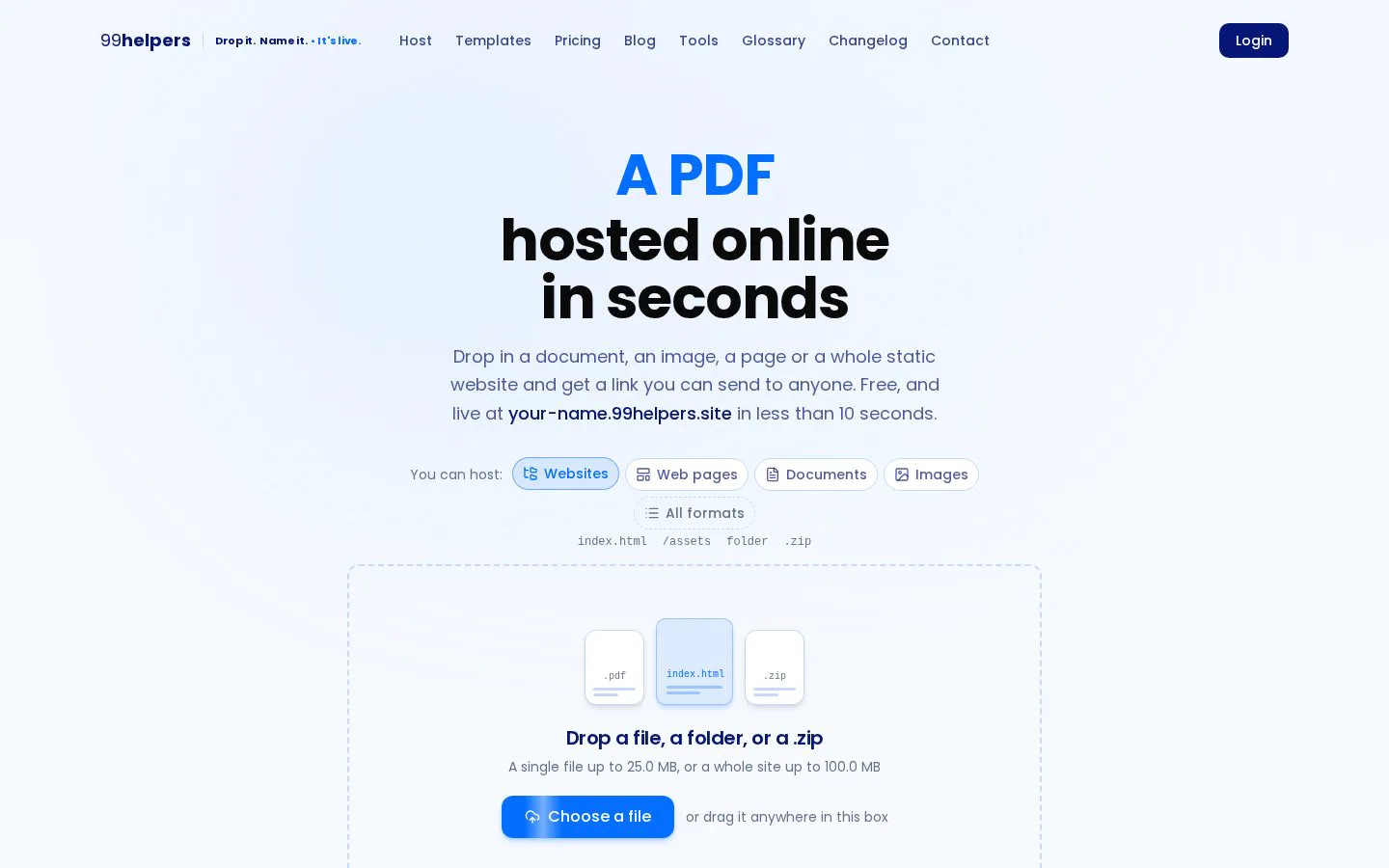 99helpers website homepage
