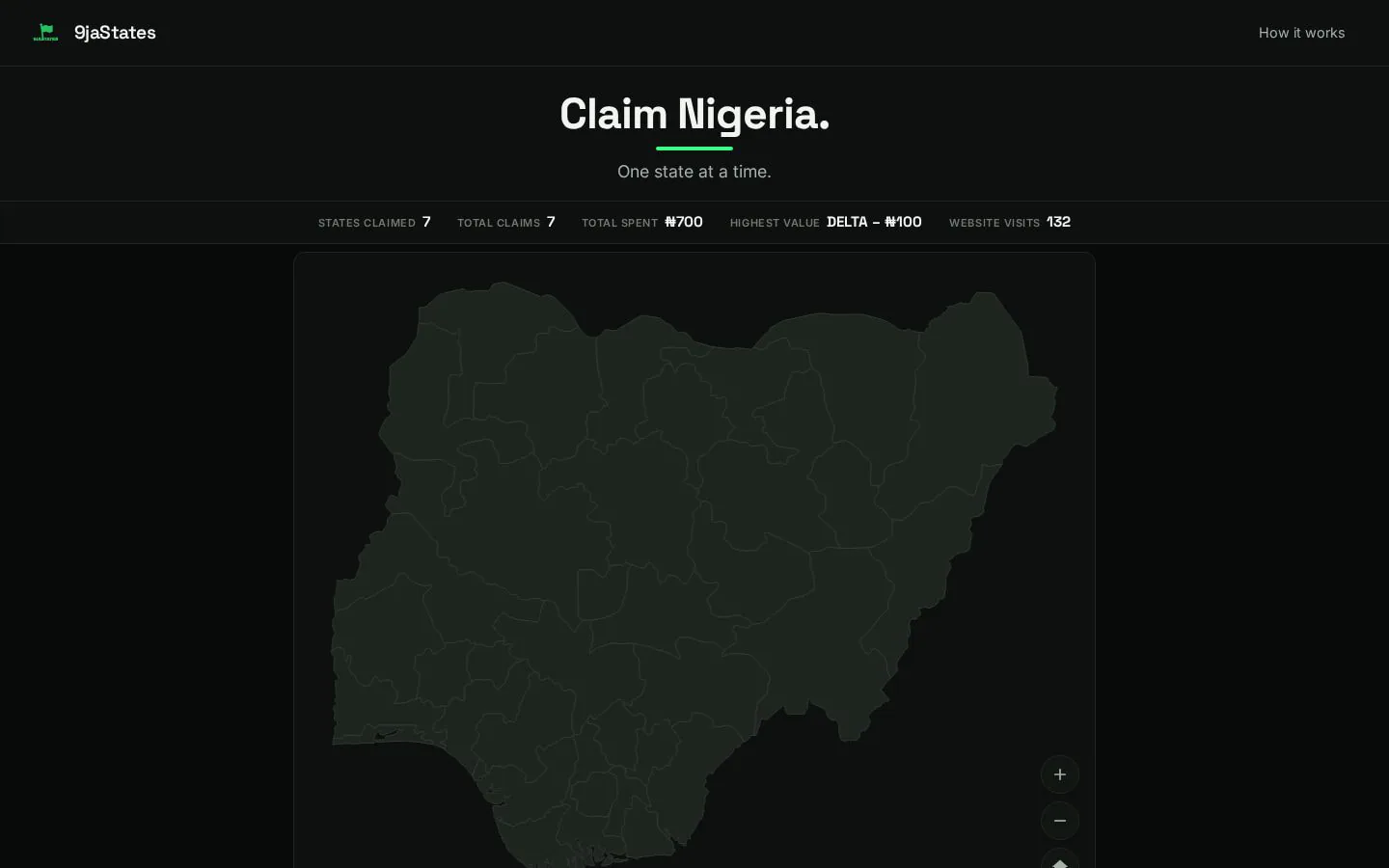Homepage of 9jastates.lol