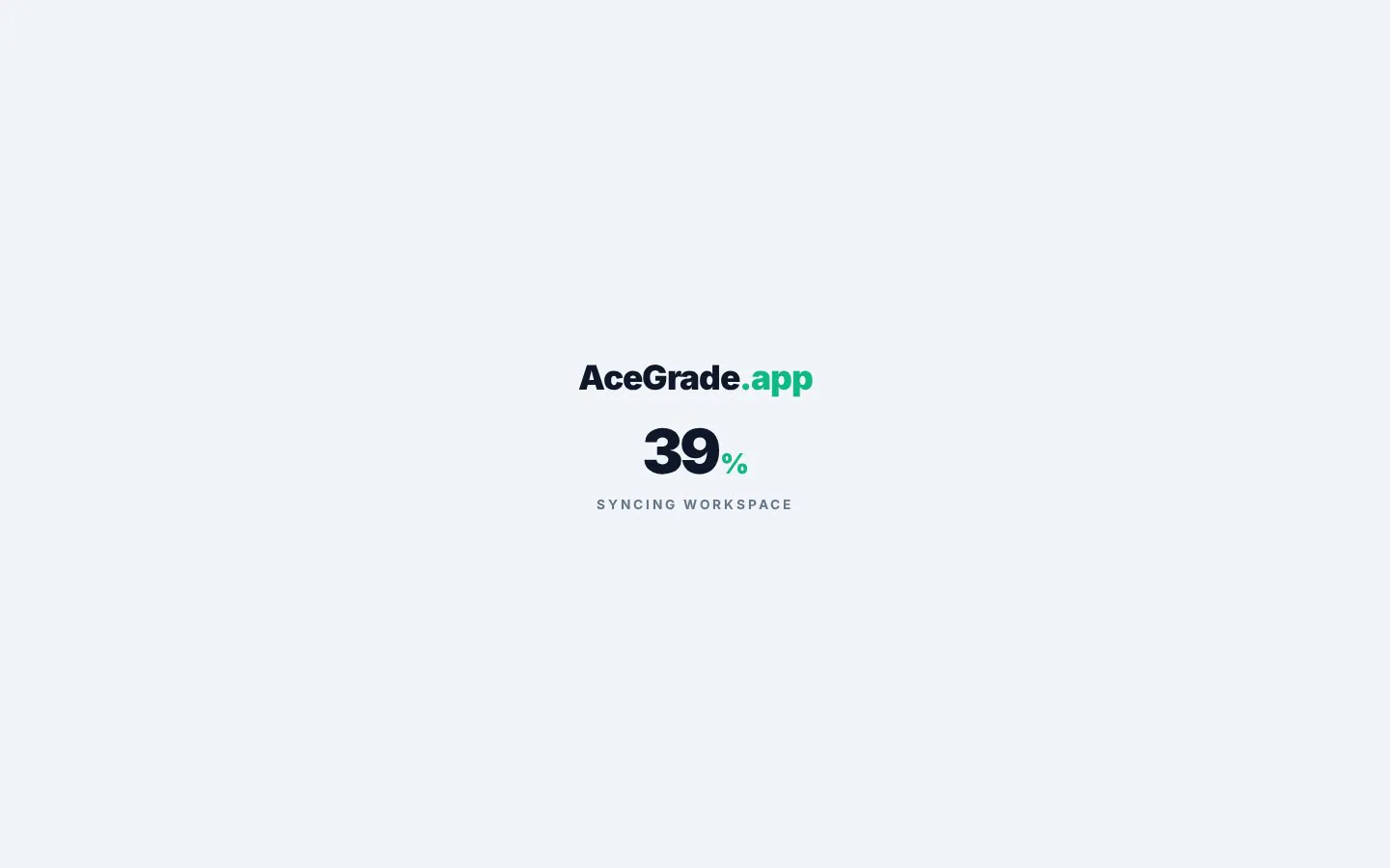 AceGrade website homepage