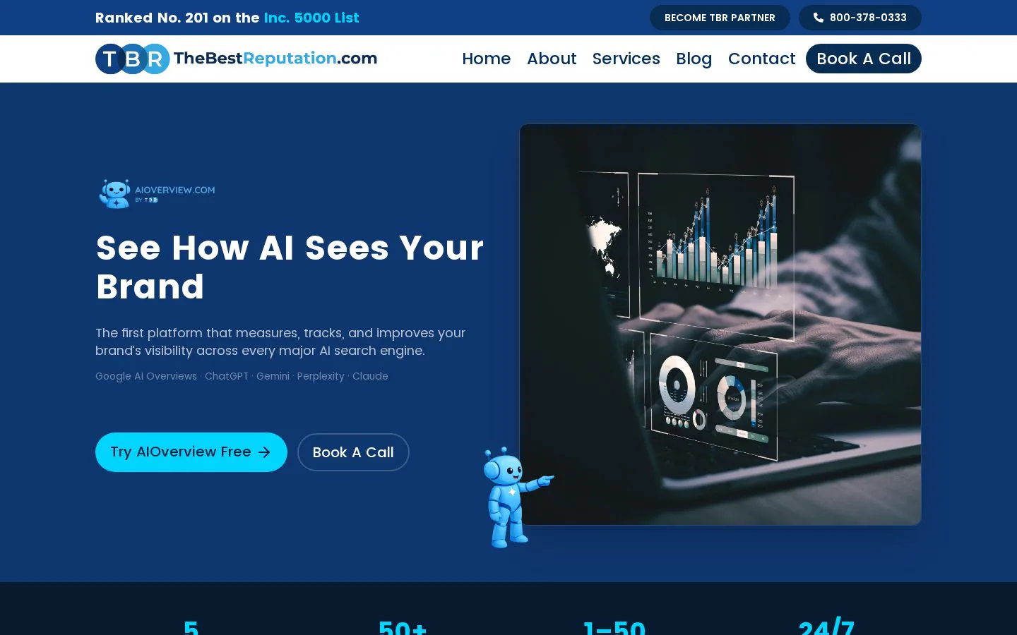 AIOverview by TBR website homepage