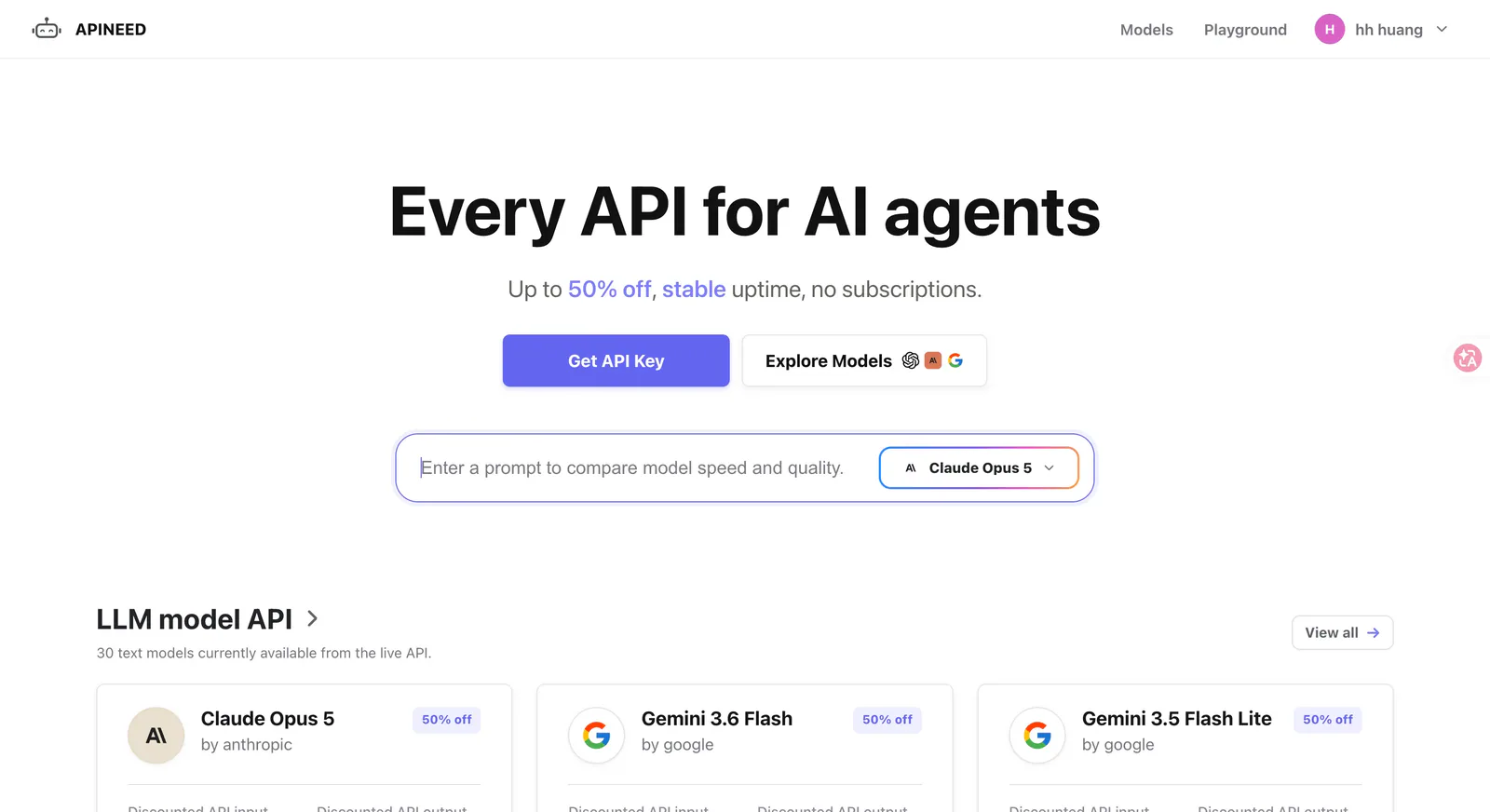 APINEED screenshot on IndieTools
