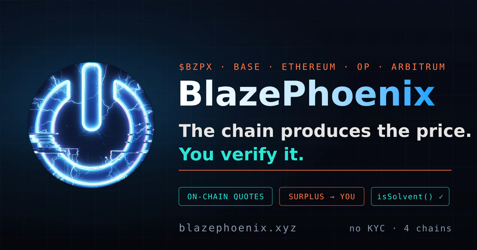 A screen shot of a website called Blaze Phoenix.