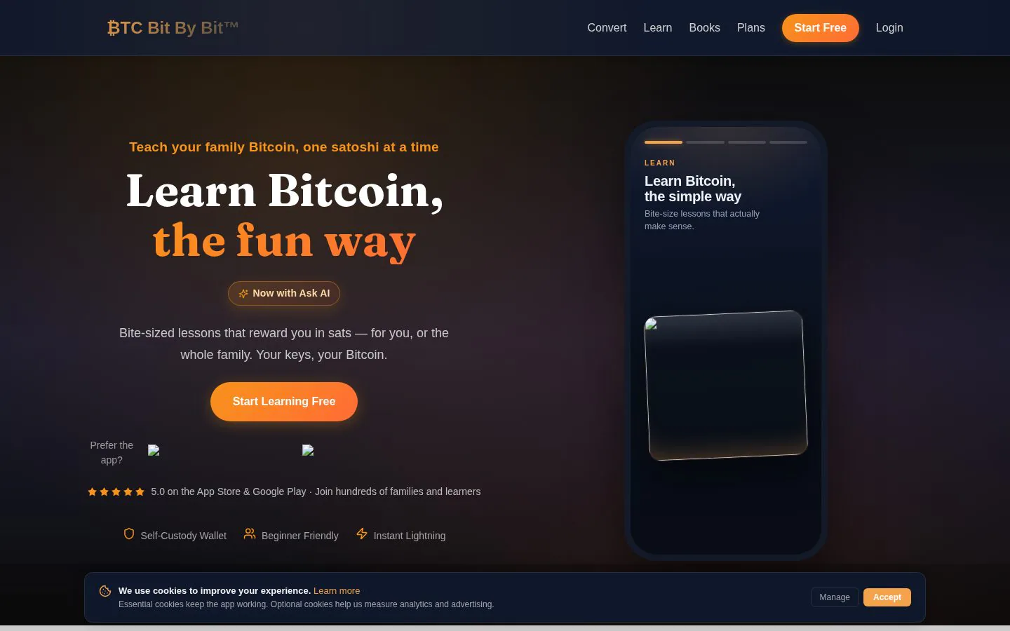 BTCBitByBit website homepage