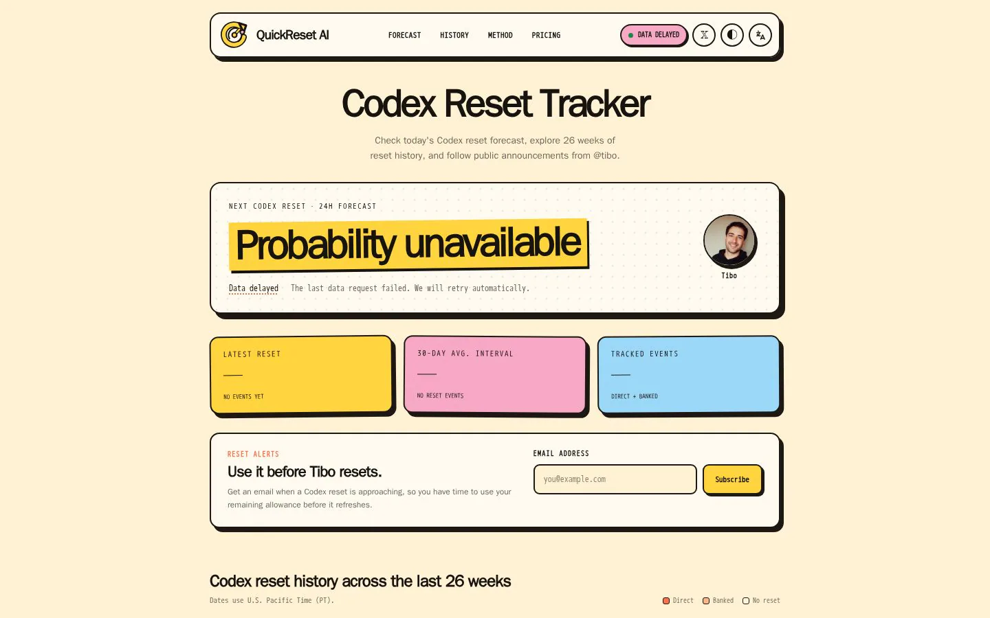 Homepage of quickresetai.online