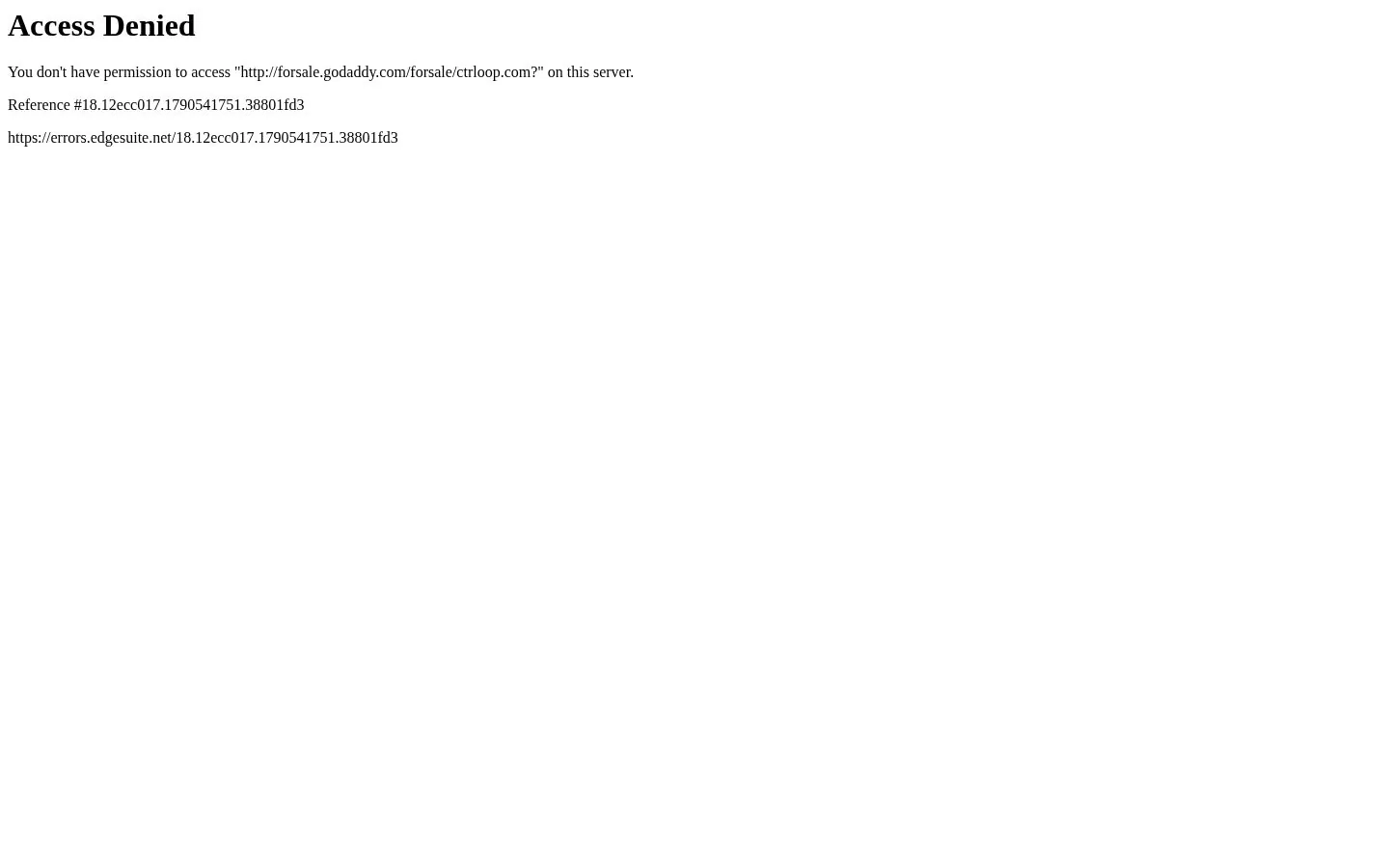 CTRLoop website homepage