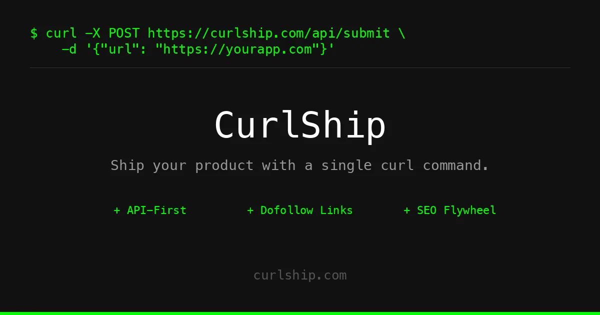 CurlShip product screenshot