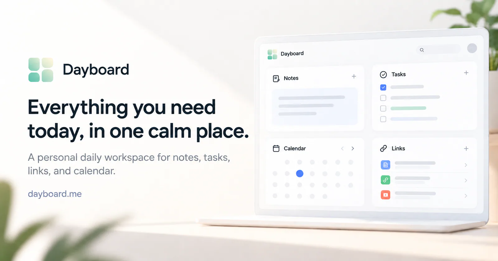 Dayboard product screenshot