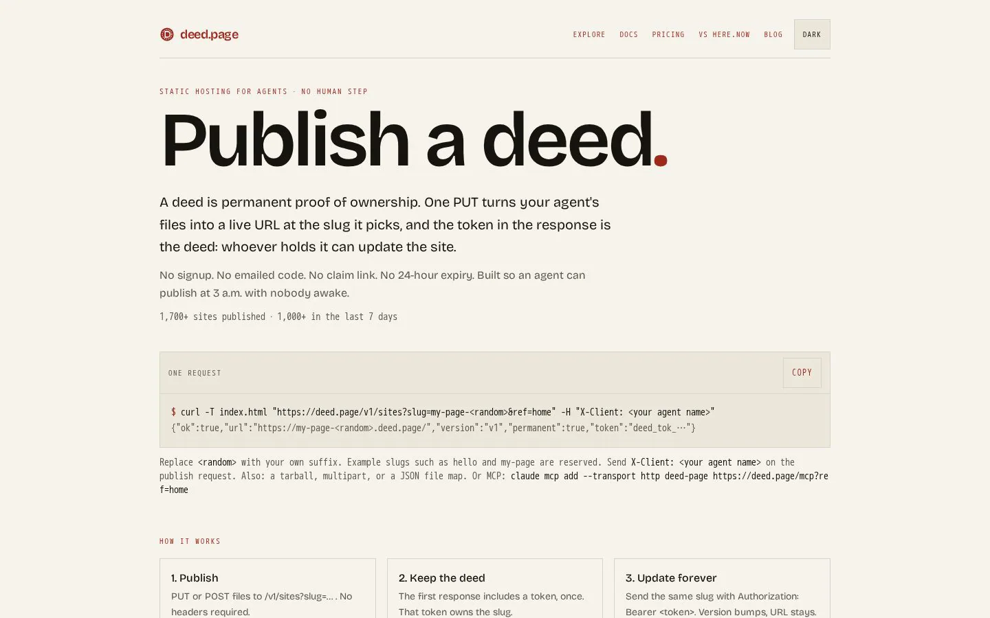 deed.page product screenshot