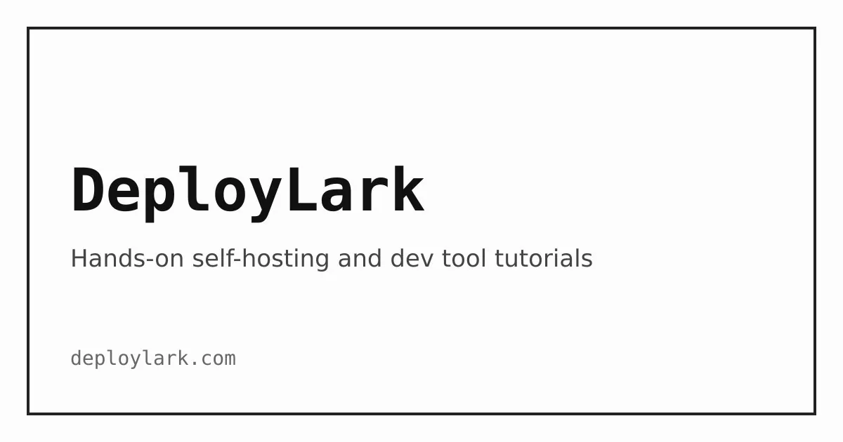 DeployLark product screenshot