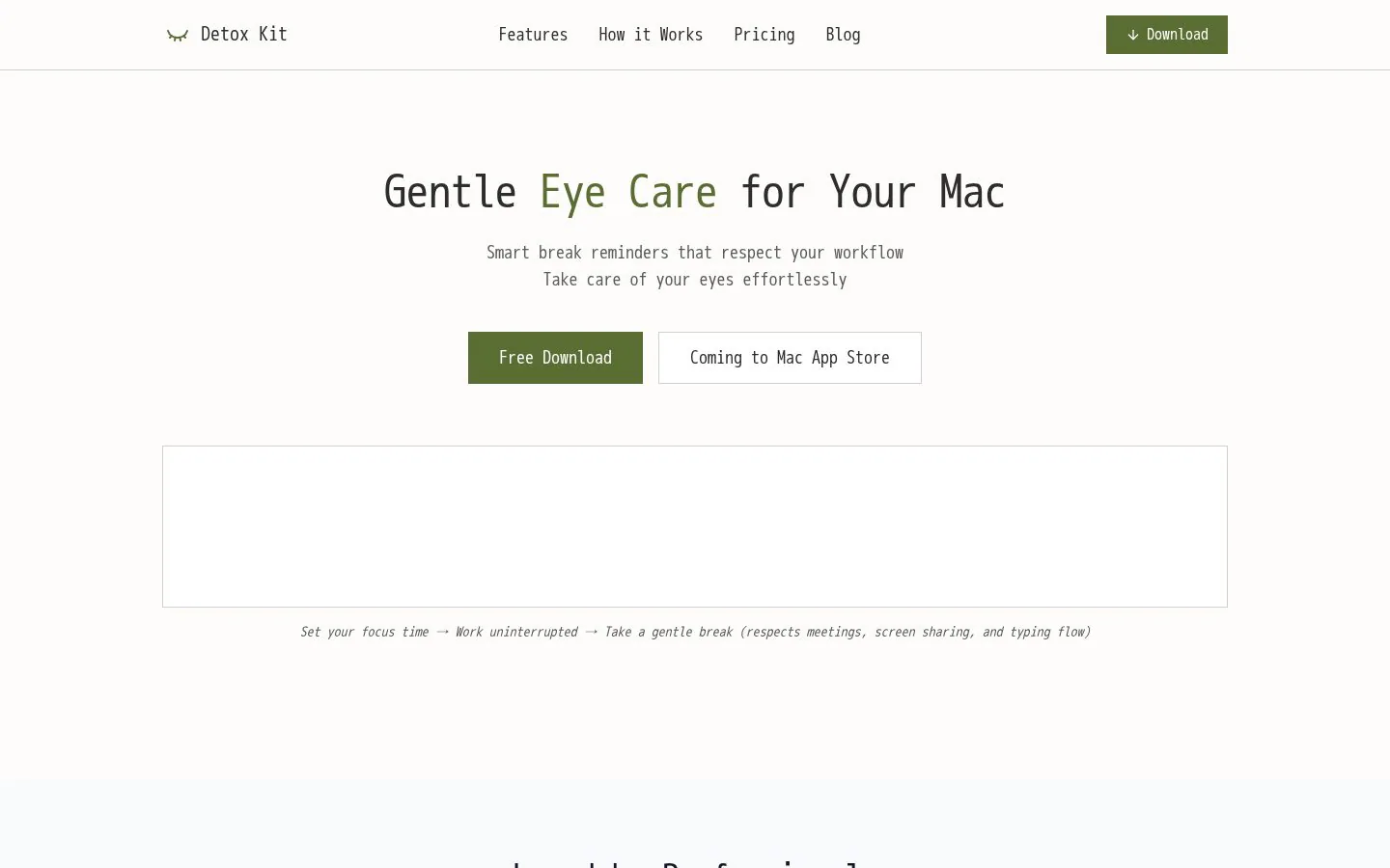 Detox Kit website homepage
