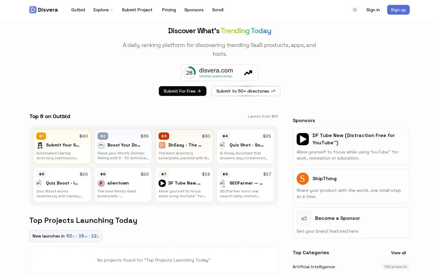 Disvera product screenshot