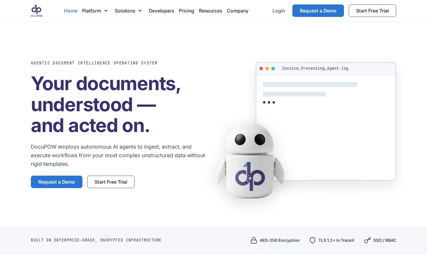 DocuPOW website homepage