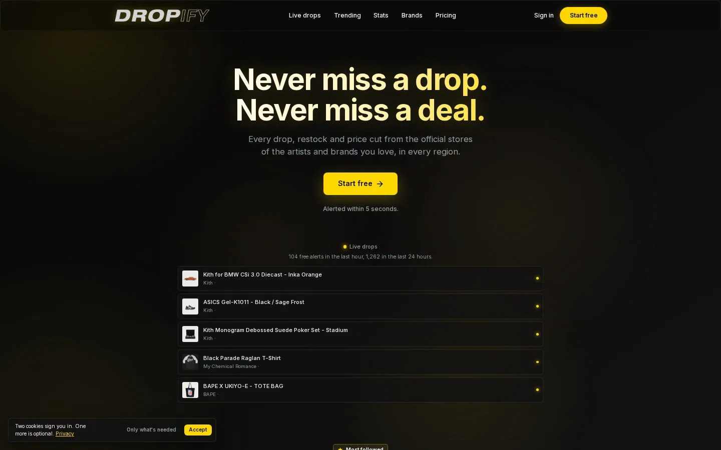 Dropify product screenshot