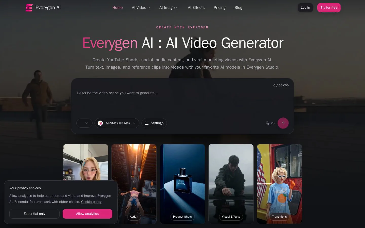 Everygen AI product screenshot