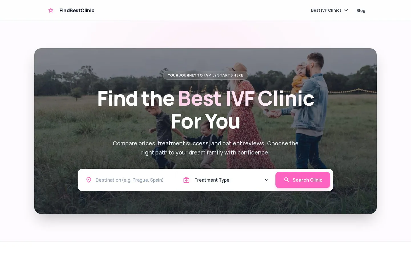 Find the Best IVF Clinic: Expert Reviews and Comparisons website homepage