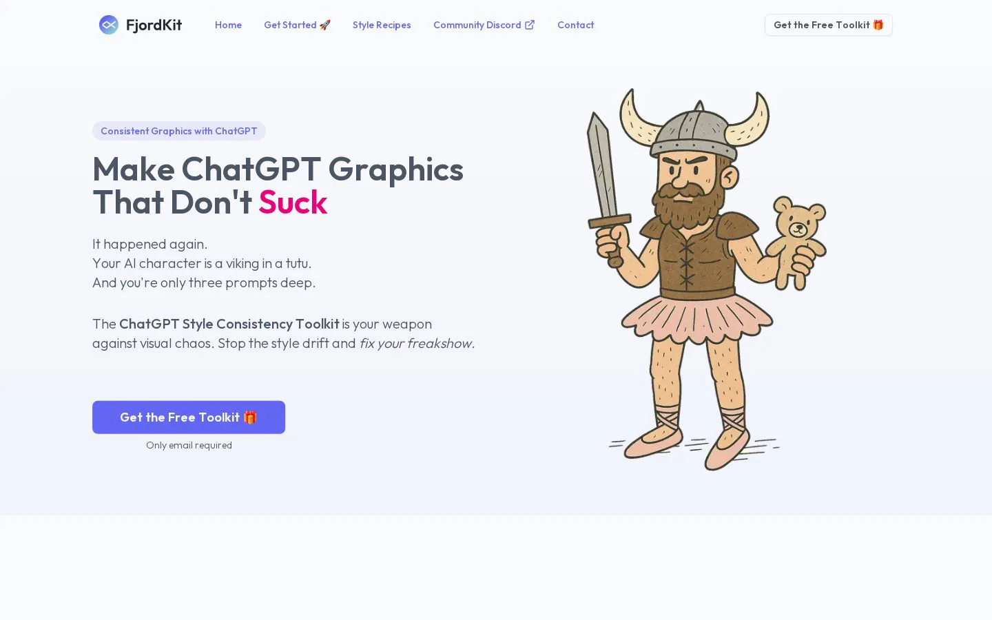 FjordKit website homepage