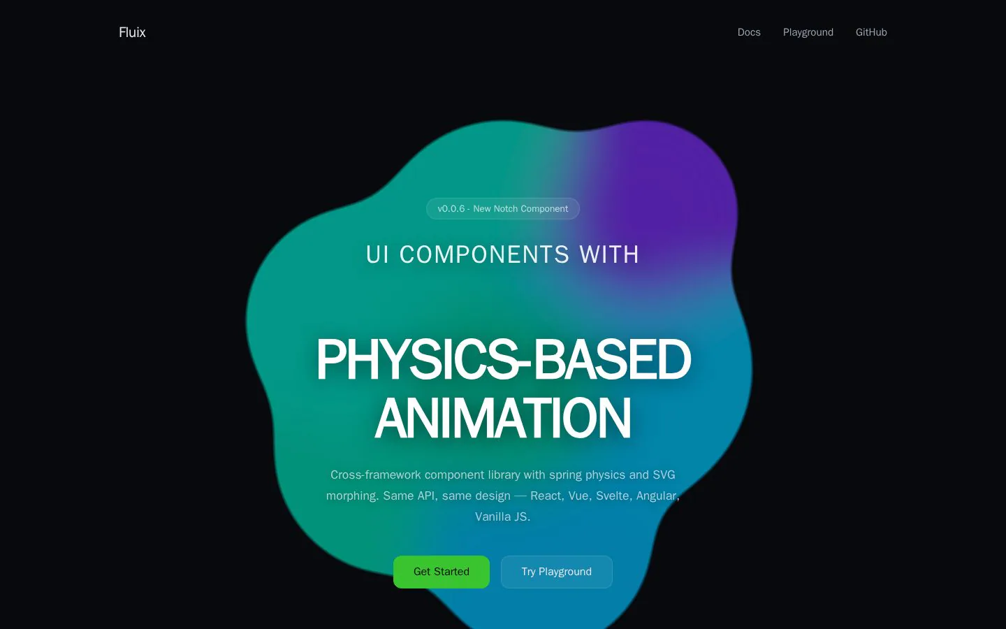 Fluix website homepage