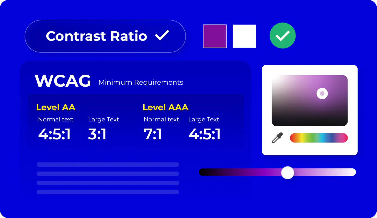 Free Color Contrast Checker screenshot on IndieTools