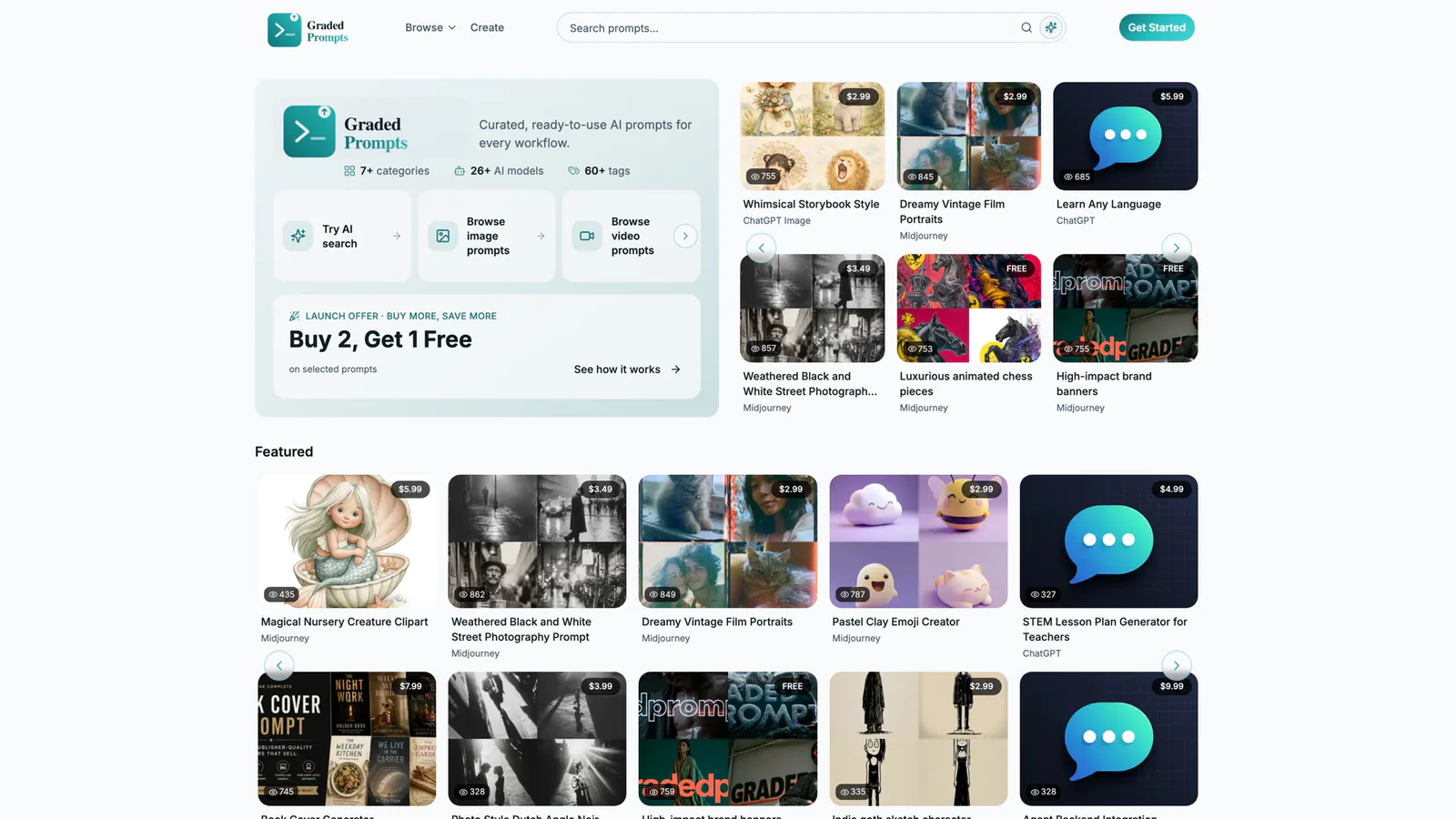 Graded Prompts screenshot on IndieTools