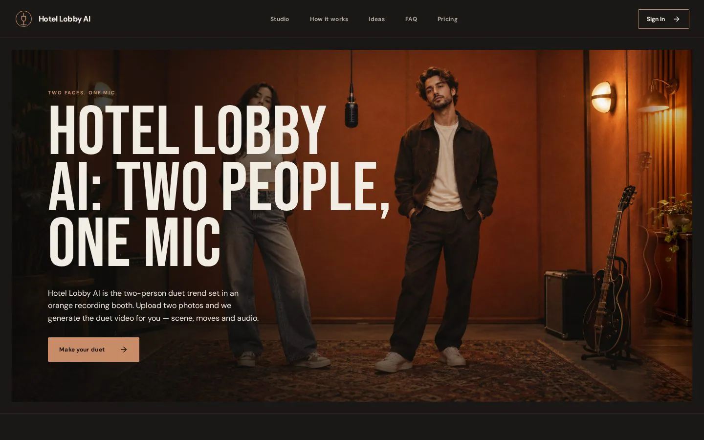 Homepage of hotel-lobby.org