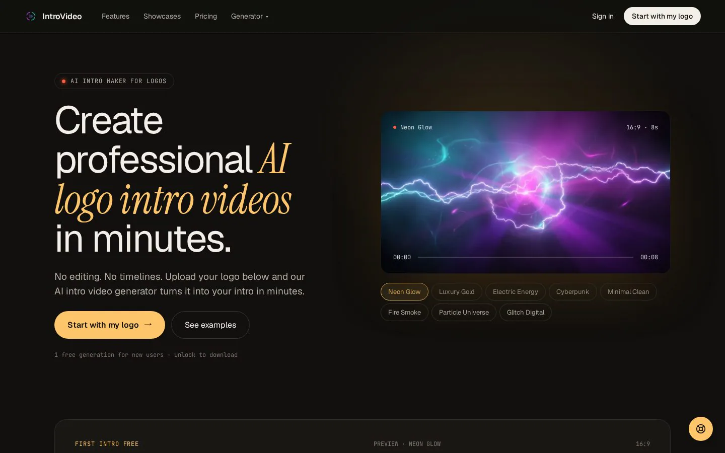 IntroVideo product screenshot
