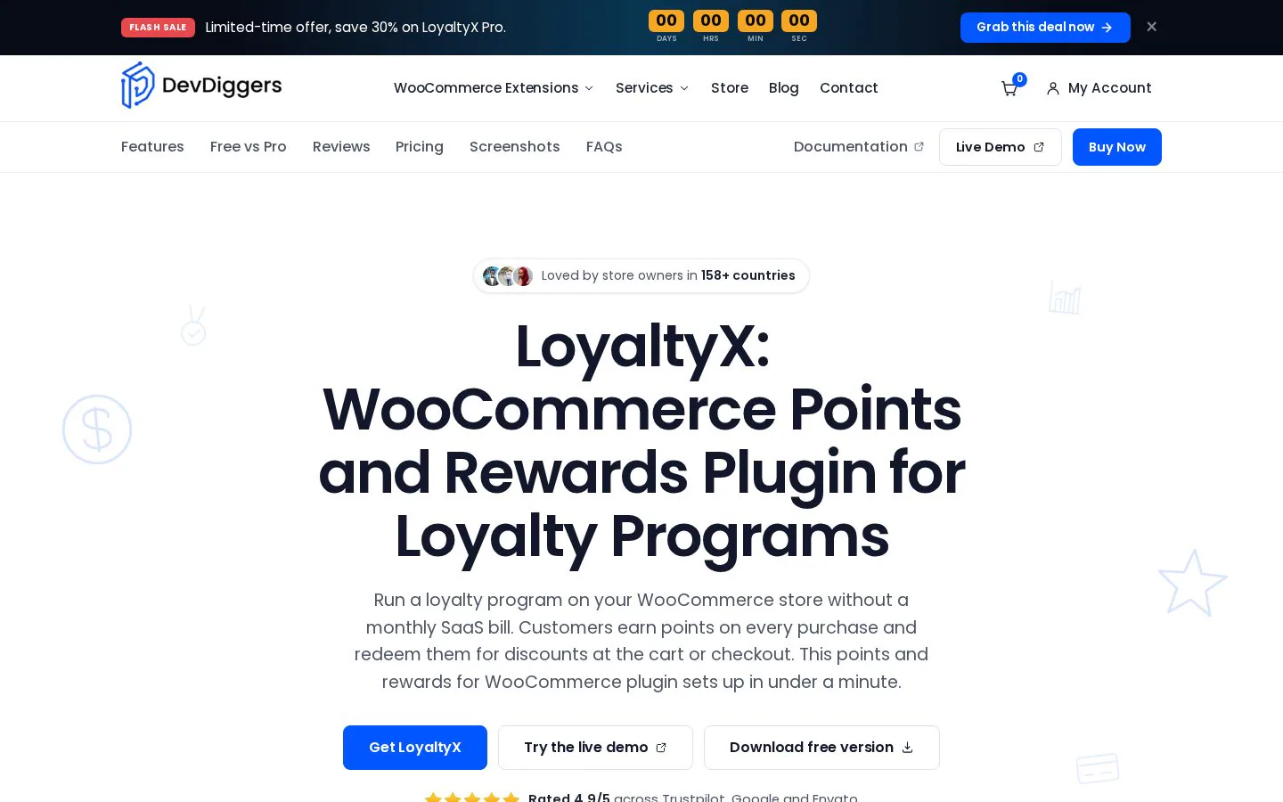 LoyaltyX website homepage